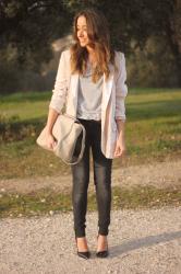 Pink Pale Blazer
