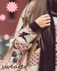 STARRY AND OVERSIZED SWEATER