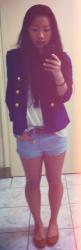 Outfit #18 : Topshop shorts