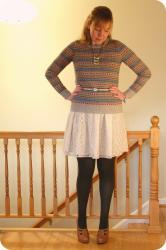 OOTDs: Fair Isle Dressy.  Fair Isle Casual.