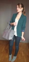 Le blazer vert sapin