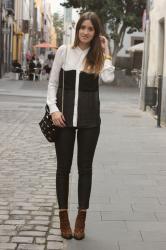 Black and leopard