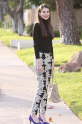 Black & White Floral