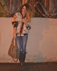 CHAINS BOMBER JACKET