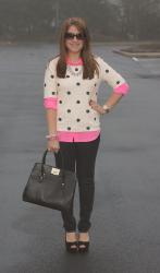 Sequin Polka Dots & Neon