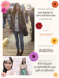 Wanna Win $2,500 to Shopbop???