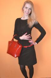 Red handbag - Outfit Nr. 4