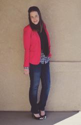 bright pink blazer day