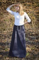 Button Skirt + Spiritual Gifts