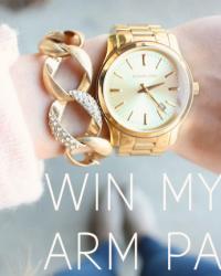 michael kors + bauble bar arm party giveaway