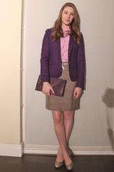 30 x 30 Day 17: Gingham, Brown, & Lots of Purple