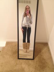 STRIPE THURSDAY WORK OUTFIT