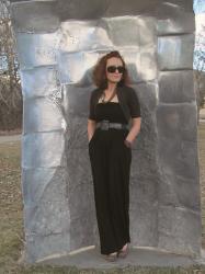 Thursday Mixer--Black Jumpsuit