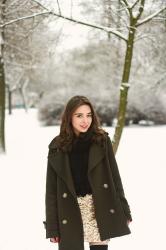 Snow and glitter