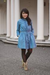 5 Ways To Wear A Denim Dress :: FOUR Denim Glam
