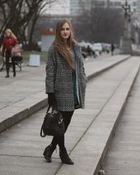 Leopard printed skirt