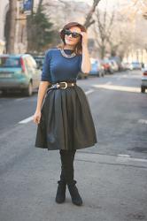 50's style full circle skirt