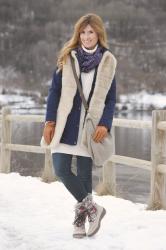 COMFY LOOK IN THE MOUNTAIN...