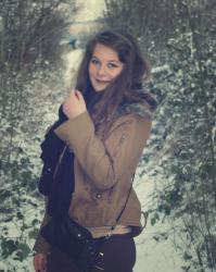 Sous la neige!