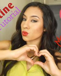 Valentines Day Hair and Makeup Tutorial