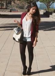 Burgundy Blazer