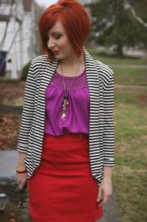 Cute Outfit of the Day: Colors and Stripes
