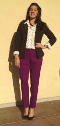 Purple Pants and Polka Dots