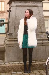 Shaggy Fur, Leopard Skirt