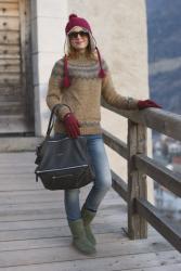 A cold weather outfit: I need my UGG boots !