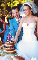 Cammila and MC's Wedding: Vegan Wedding Cake