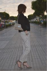 Tie Print Trousers