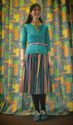 The rainbow skirt of cheerfulness!