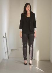 OOTD 2.6.2013 :: The Leather(ette) Option