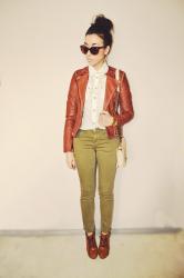 brown jacket