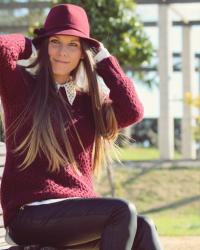 BURGUNDY LOVES ANIMAL PRINT