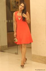 Valentine Style - Red Vintage Evening Look