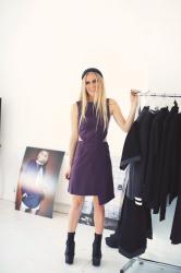 RINGA DRESS & MINK HAIRBAND