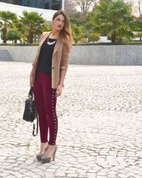 BURGUNDY & CAMEL: THE PERFECT COUPLE