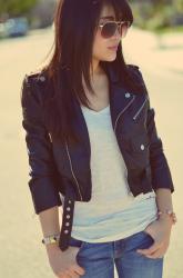 5 Ways To Wear A Moto Jacket :: FIVE Casual Friday