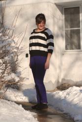 Outfit Post - Purple on Valentine's Day
