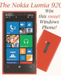 Giveaway: Win a Nokia Lumia 920 Windows Phone
