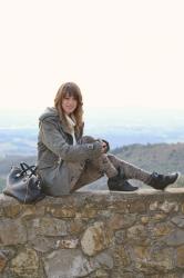 Outfit of the day: Parka and white