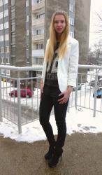 White blazer