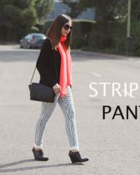 Stripped pants