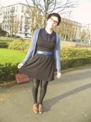 #Look# Look sage et bleu électrique