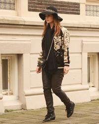 SATIN BOMBER