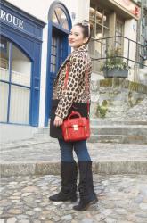 Red, Leopard and Makeup