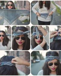 From Scarf To Headband ...Le Headscarf