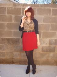 Remix: Short Sleeved Leopard Print Blouse