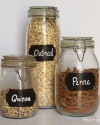 Chalkboard Pantry Labels